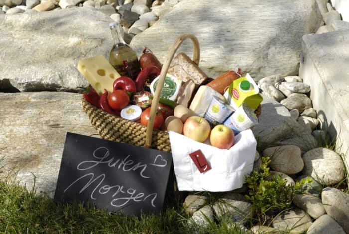 Ferienhaus Steiermark Frühstückskorb