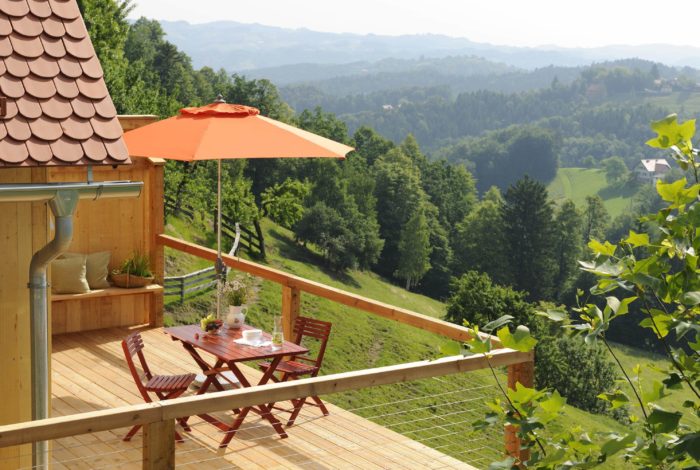 Ferienhäuser Österreich Terrasse