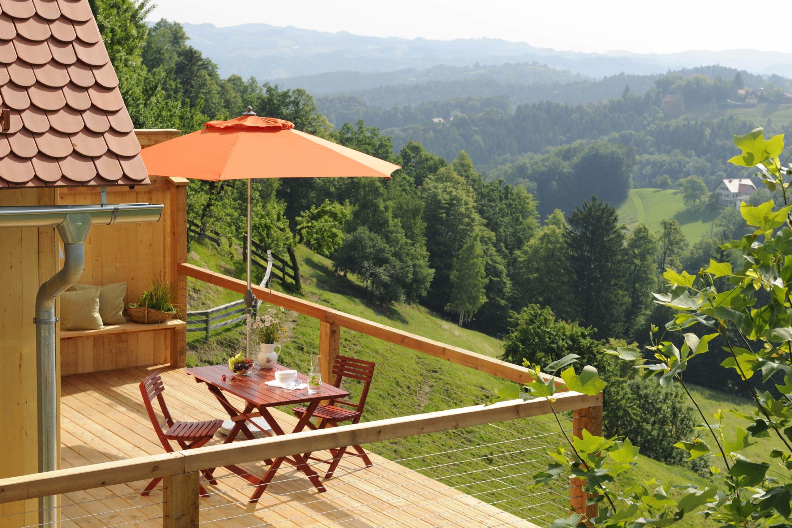 Ferienhäuser Österreich Terrasse